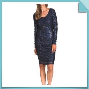 Long Tall Sally Sequined Bodycon Dress Size 10